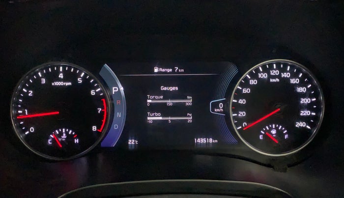 2021 KIA SELTOS GTX PLUS DCT 1.4 PETROL, Petrol, Automatic, 1,43,517 km, Odometer Image