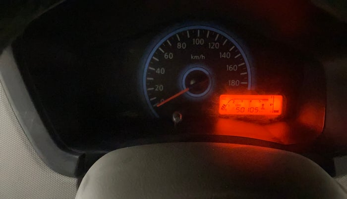 2017 Datsun Redi Go T (O), Petrol, Manual, 50,105 km, Odometer Image