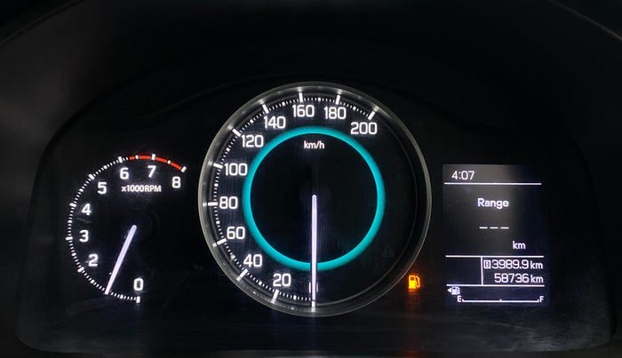 2018 Maruti IGNIS ZETA 1.2, Petrol, Manual, 58,733 km, Odometer Image