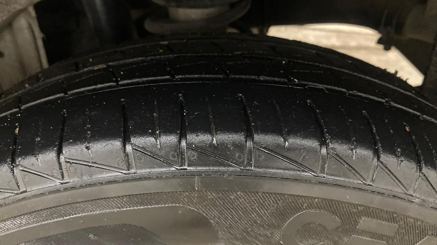 2021 Maruti Alto VXI PLUS, Petrol, Manual, 51,853 km, Left Rear Tyre Tread