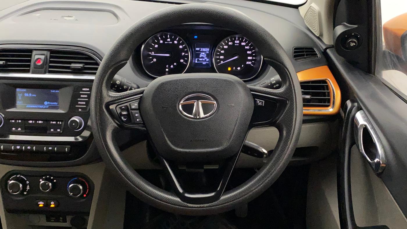 2018 Tata Tiago XZ PETROL, Petrol, Manual, 24,041 km, Steering Wheel Close Up