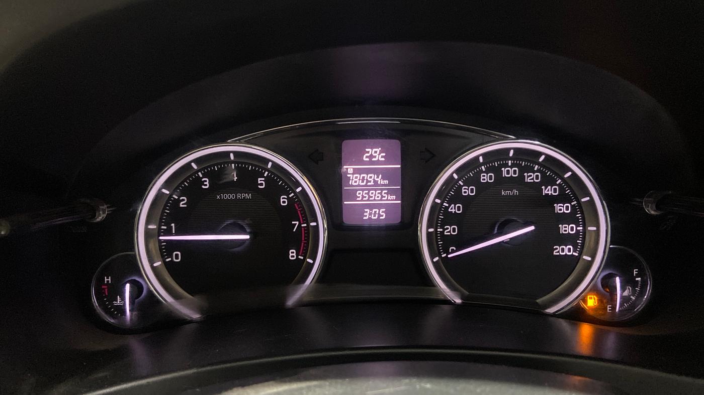 2018 Maruti Ciaz ALPHA 1.4 PETROL, CNG, Manual, 95,977 km, Odometer Image