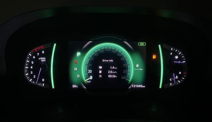 2020 Hyundai Creta SX (O) IVT 1.5 PETROL, Petrol, Automatic, 1,21,045 km, Odometer Image