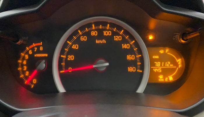 2017 Maruti Celerio VXI CNG, CNG, Manual, 78,112 km, Odometer Image