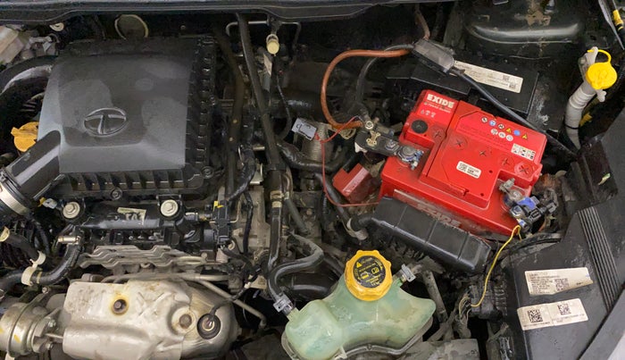 2023 Tata NEXON XMA PETROL, Petrol, Automatic, 32,318 km, Engine View - Left