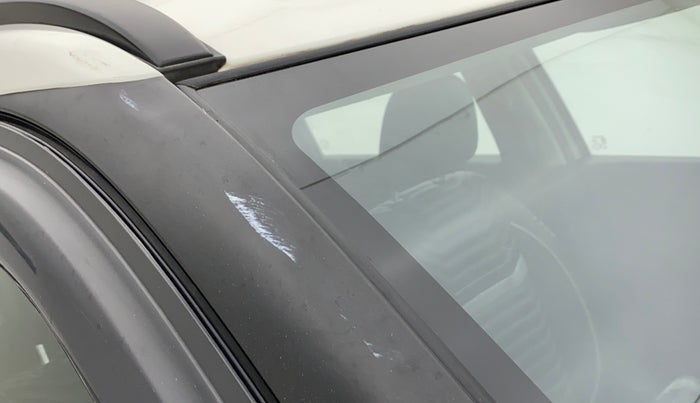 2021 Maruti Vitara Brezza VXI, Petrol, Manual, 41,176 km, Right A pillar - Slightly dented