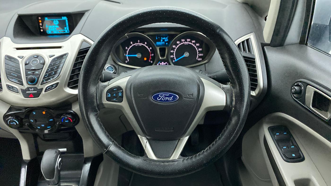 2017 Ford Ecosport TITANIUM 1.5L PETROL AT, Petrol, Automatic, 65,377 km, Steering Wheel Close Up