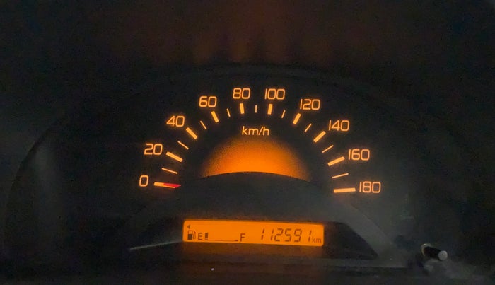 2012 Maruti Wagon R 1.0 LXI CNG, CNG, Manual, 1,12,591 km, Odometer Image