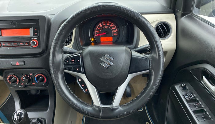 2019 Maruti New Wagon-R VXI 1.2, Petrol, Manual, 40,017 km, Steering Wheel Close Up