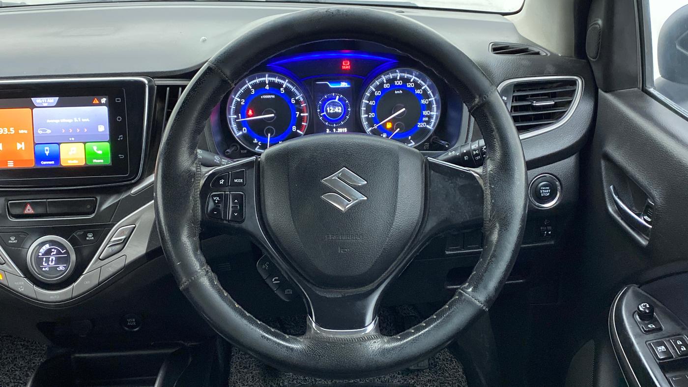 2020 Maruti Baleno ZETA 1.2 K12, Petrol, Manual, 60,543 km, Steering Wheel Close Up