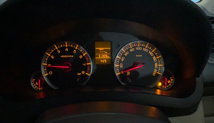 2015 Maruti Swift Dzire VXI, Petrol, Manual, 51,307 km, Odometer Image