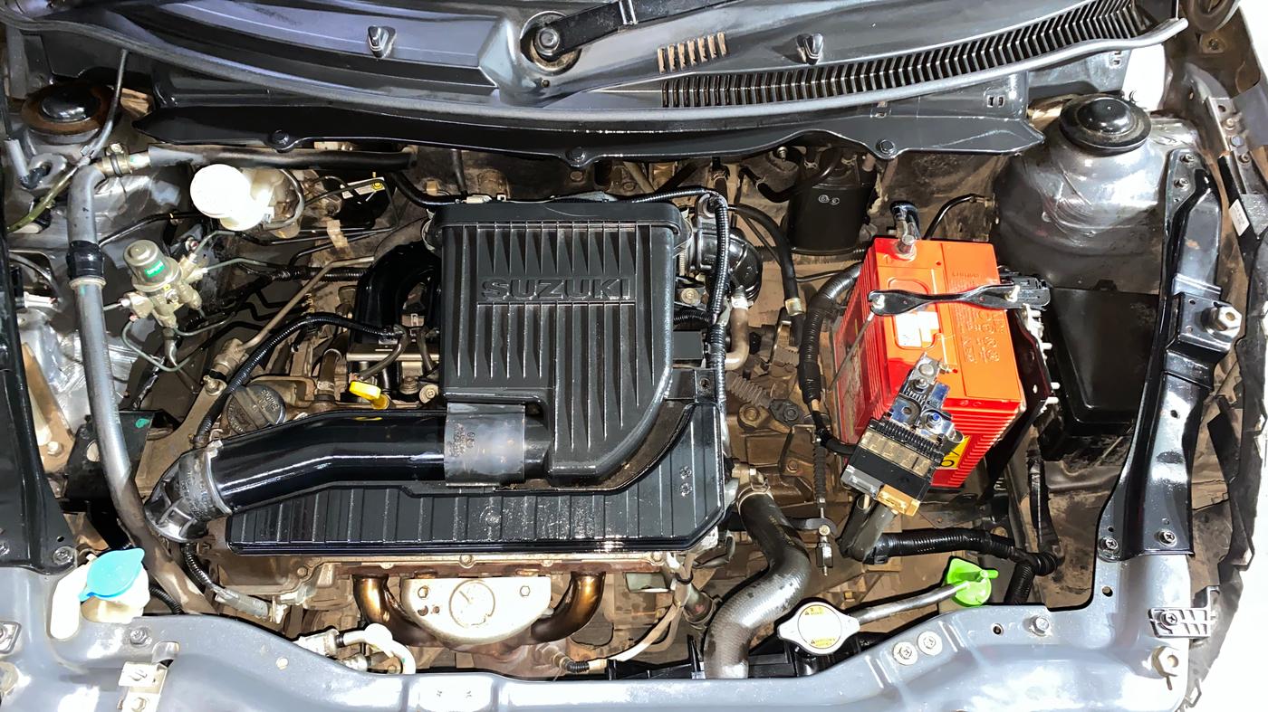 2014 Maruti Swift VXI, Petrol, Manual, 68,323 km, Engine View - Left