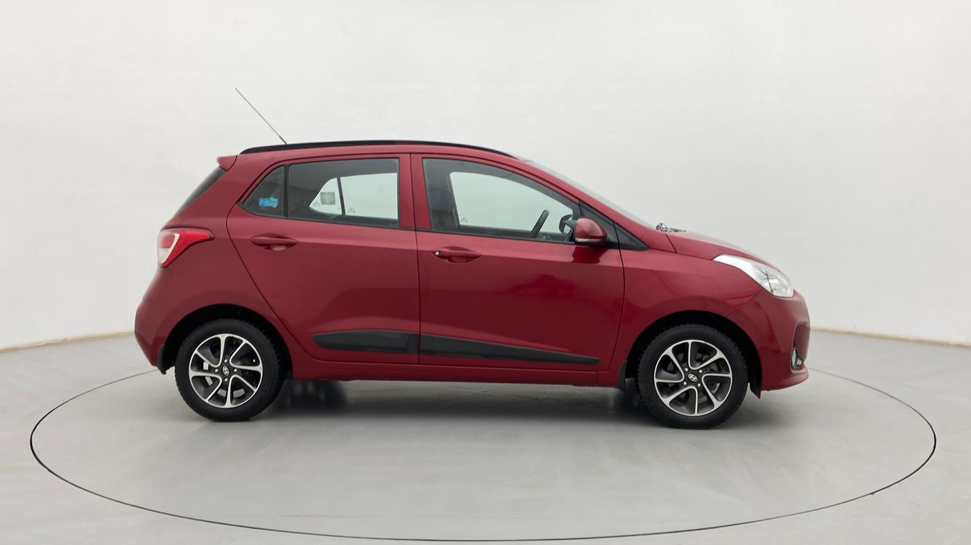 2017 Hyundai Grand i10 SPORTZ (O) AT 1.2 KAPPA VTVT, Petrol, Automatic, 18,257 km, Right Side View