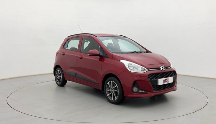 2017 Hyundai Grand i10 SPORTZ (O) AT 1.2 KAPPA VTVT, Petrol, Automatic, 18,257 km, Right Front Diagonal