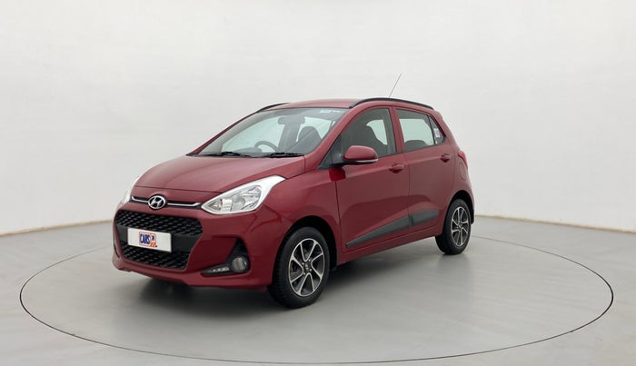 2017 Hyundai Grand i10 SPORTZ (O) AT 1.2 KAPPA VTVT, Petrol, Automatic, 18,257 km, Left Front Diagonal