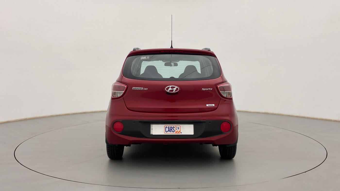 2017 Hyundai Grand i10 SPORTZ (O) AT 1.2 KAPPA VTVT, Petrol, Automatic, 18,257 km, Back/Rear