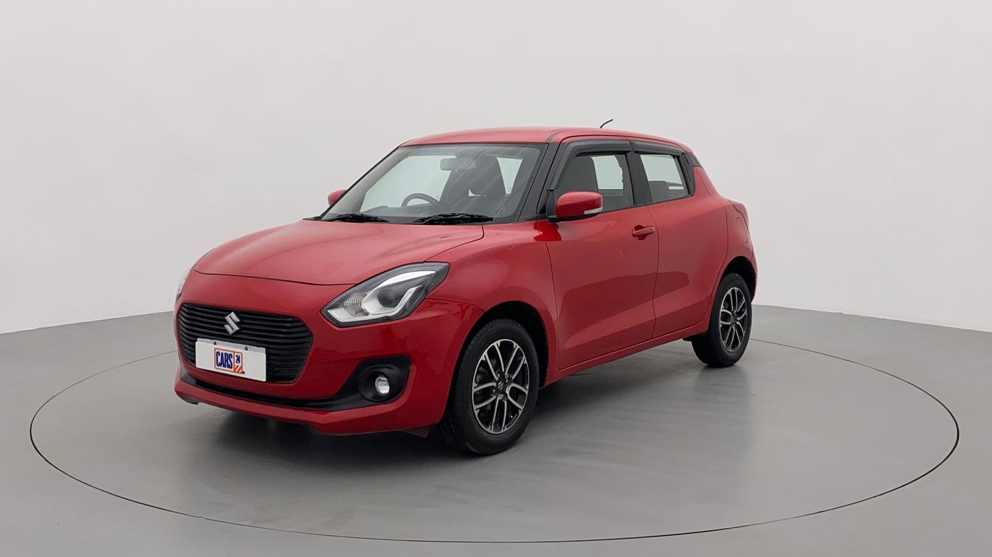2018 Maruti Swift ZXI+, Petrol, Manual, 80,457 km, Left Front Diagonal