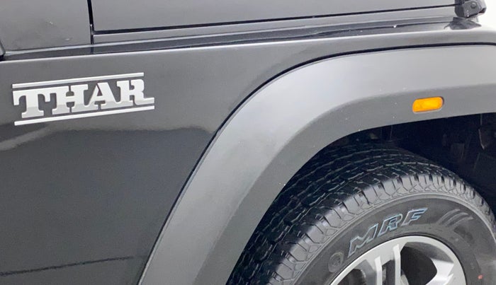 2021 Mahindra Thar LX PETROL HT 4WD AT, Petrol, Automatic, 52,389 km, Right fender - Minor scratches