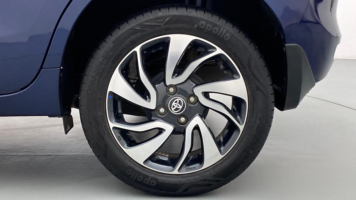 2021 Toyota Glanza G MT PETROL, Petrol, Manual, 13,337 km, Left Rear Wheel