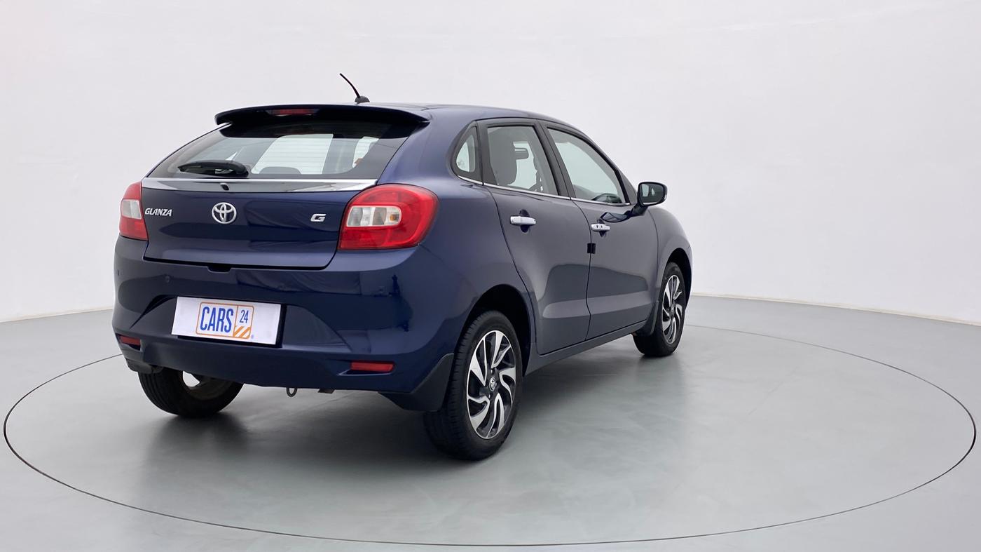 2021 Toyota Glanza G MT PETROL, Petrol, Manual, 13,337 km, Right Back Diagonal