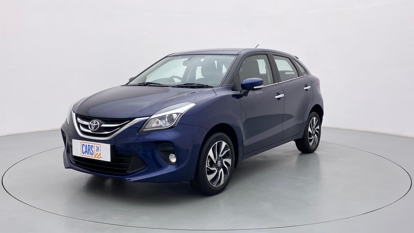 2021 Toyota Glanza G MT PETROL, Petrol, Manual, 13,337 km, Left Front Diagonal