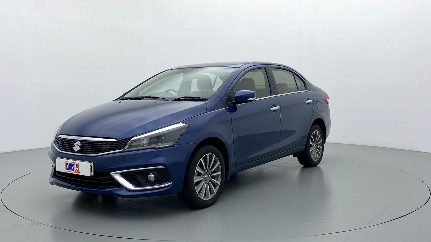 2021 Maruti Ciaz ALPHA 1.5 MT VTVT SHVS, Petrol, Manual, 4,302 km, Left Front Diagonal