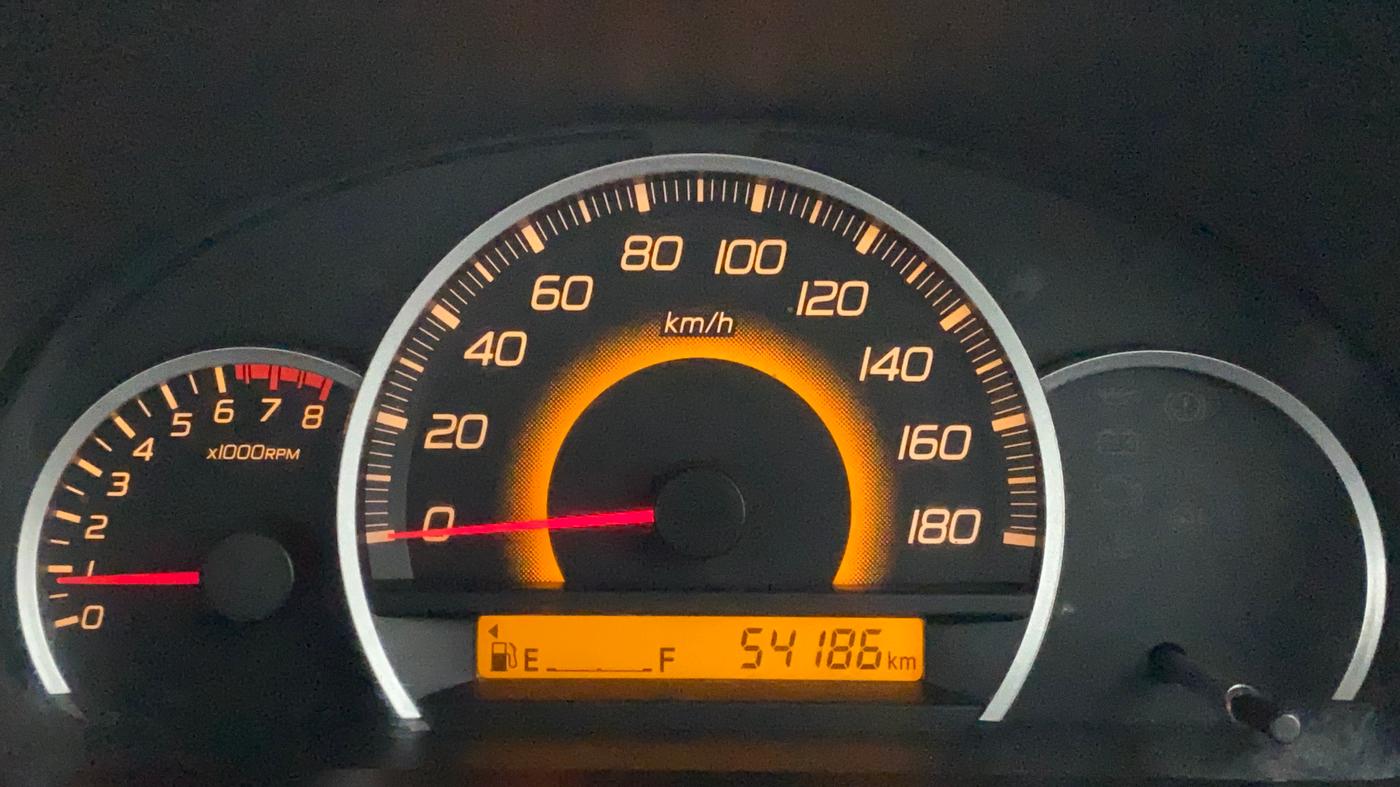 2013 Maruti Wagon R 1.0 VXI, Petrol, Manual, 54,296 km, Odometer Image