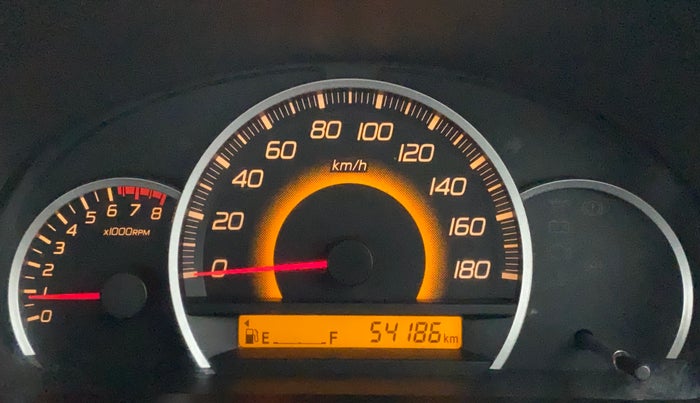 2013 Maruti Wagon R 1.0 VXI, Petrol, Manual, 54,296 km, Odometer Image