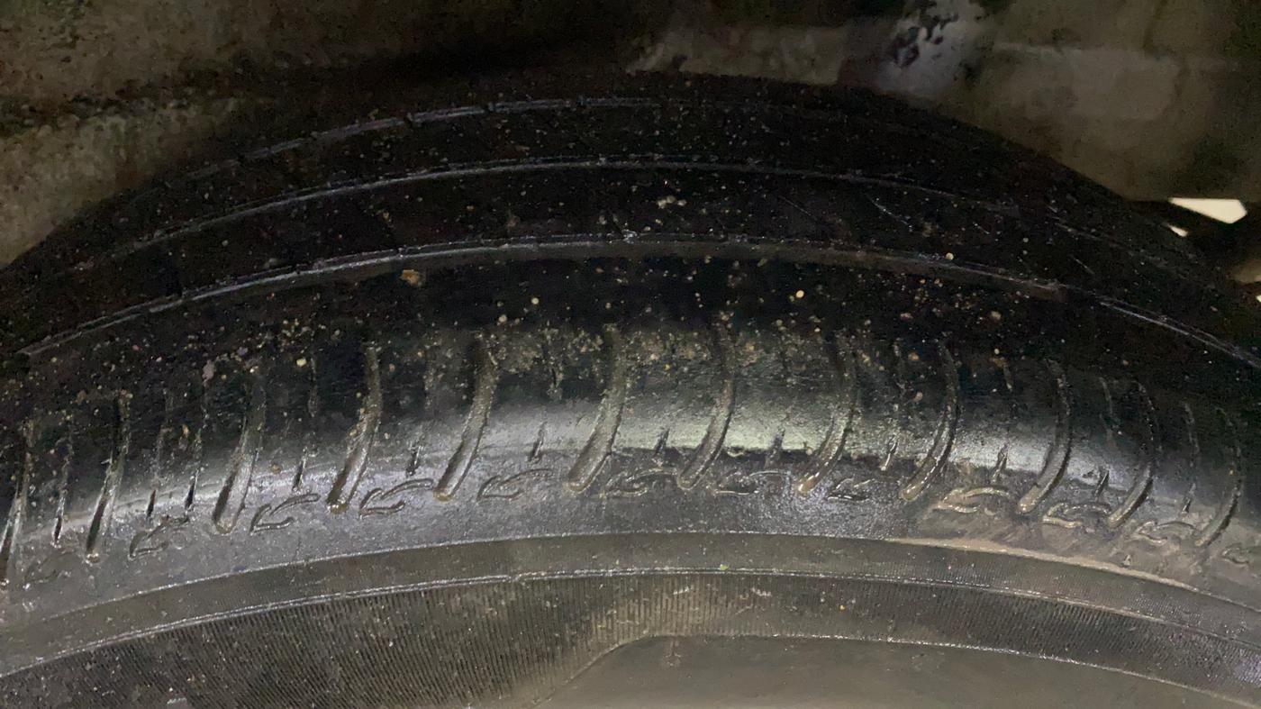 2023 Maruti New Wagon-R VXI CNG 1.0, CNG, Manual, 92,915 km, Left Rear Tyre Tread