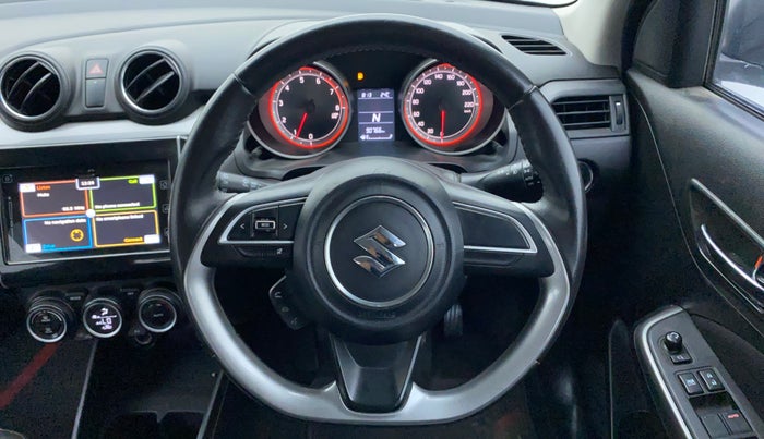 2019 Maruti Swift ZXI PLUS AMT, Petrol, Automatic, 90,696 km, Steering Wheel Close Up