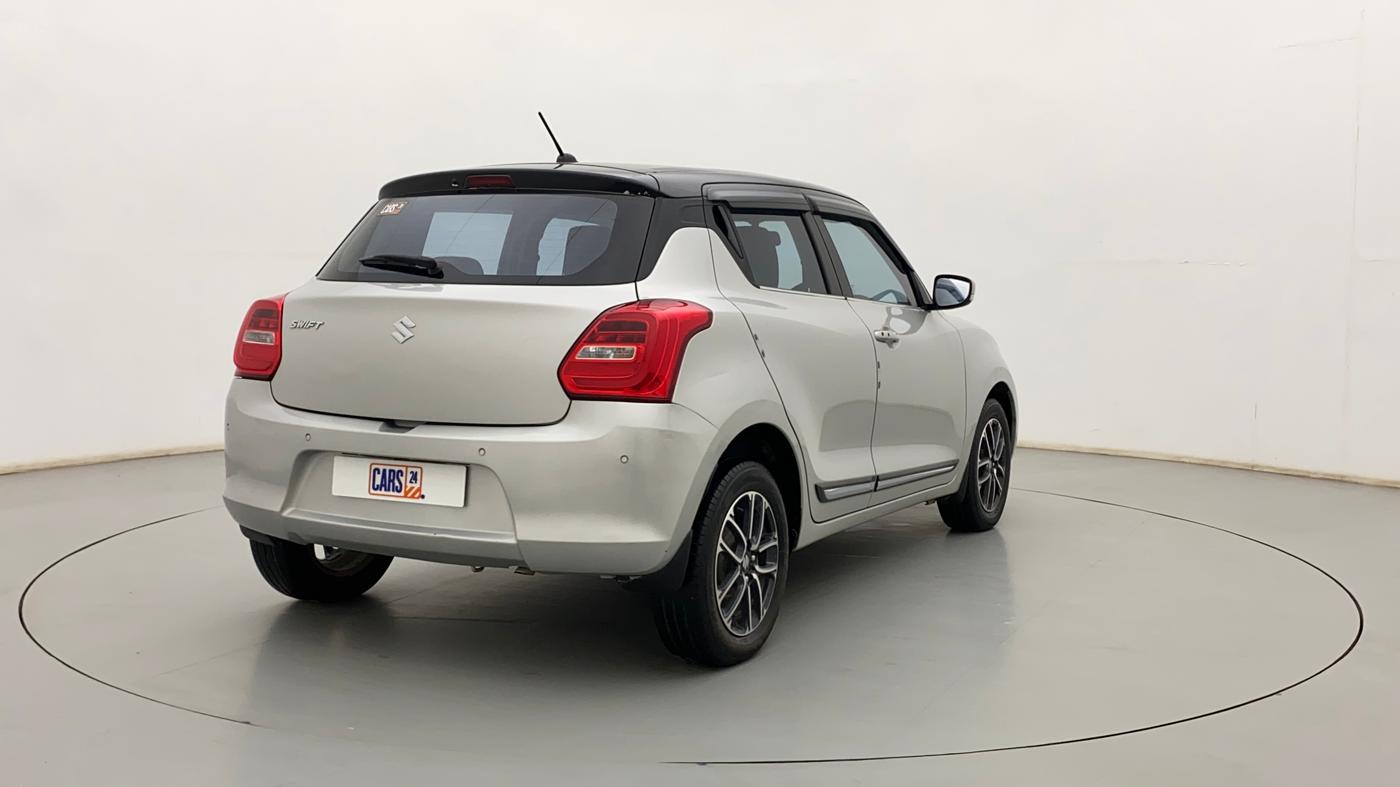 2019 Maruti Swift ZXI PLUS AMT, Petrol, Automatic, 90,696 km, Right Back Diagonal