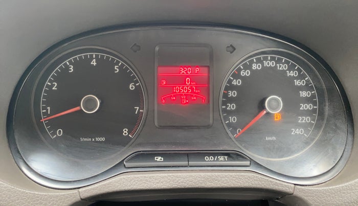 2014 Volkswagen Vento HIGHLINE PETROL AT, Petrol, Automatic, 1,05,011 km, Odometer Image