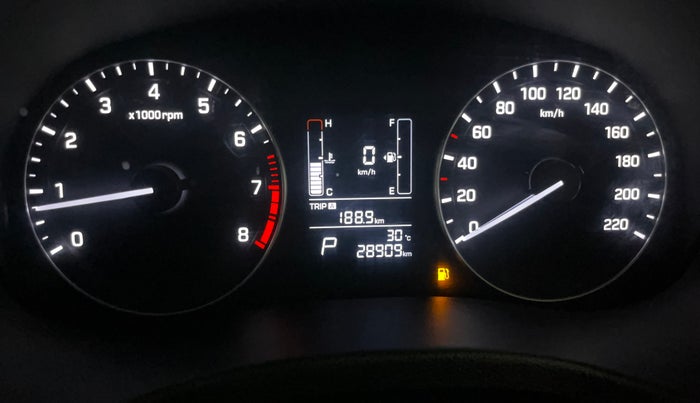2018 Hyundai Creta SX AT 1.6 PETROL, Petrol, Automatic, 28,960 km, Odometer Image