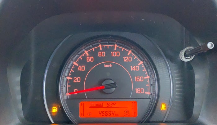 2020 Maruti New Wagon-R LXI CNG 1.0 L, CNG, Manual, 45,694 km, Odometer Image