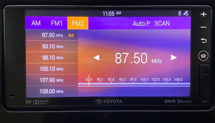 2017 Toyota Corolla Altis VL AT, CNG, Automatic, 96,186 km, Infotainment System