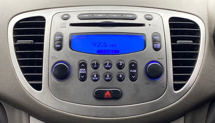 2014 Hyundai i10 SPORTZ 1.1 IRDE2, Petrol, Manual, 83,872 km, Infotainment System