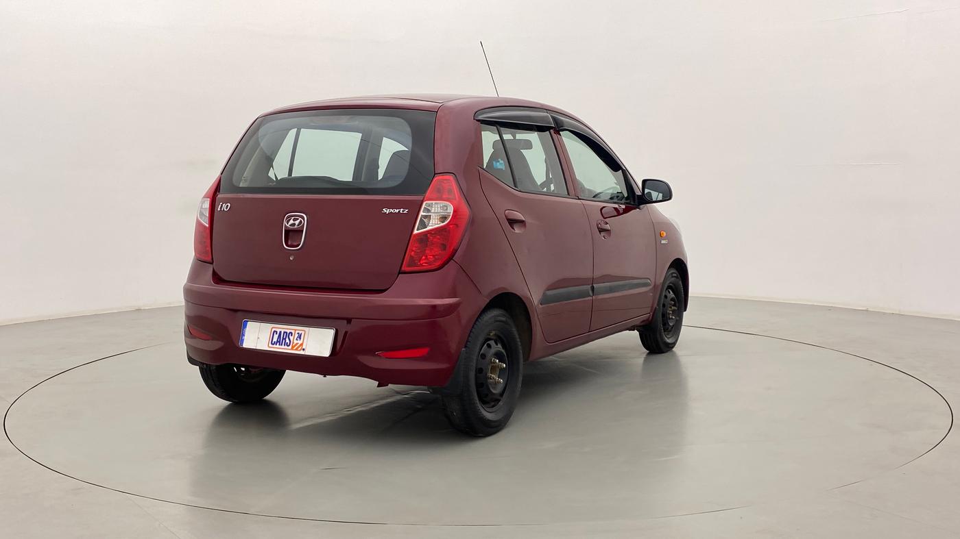 2014 Hyundai i10 SPORTZ 1.1 IRDE2, Petrol, Manual, 83,872 km, Right Back Diagonal