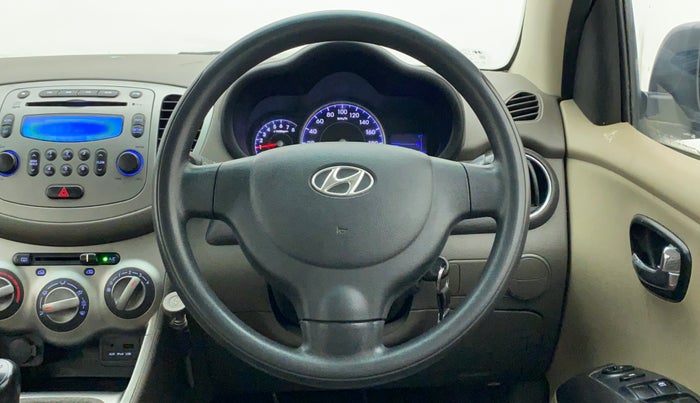 2011 Hyundai i10 SPORTZ 1.2, Petrol, Manual, Steering Wheel Close Up