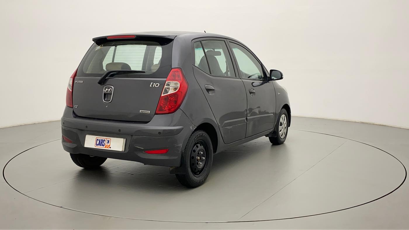 2011 Hyundai i10 SPORTZ 1.2, Petrol, Manual, Right Back Diagonal