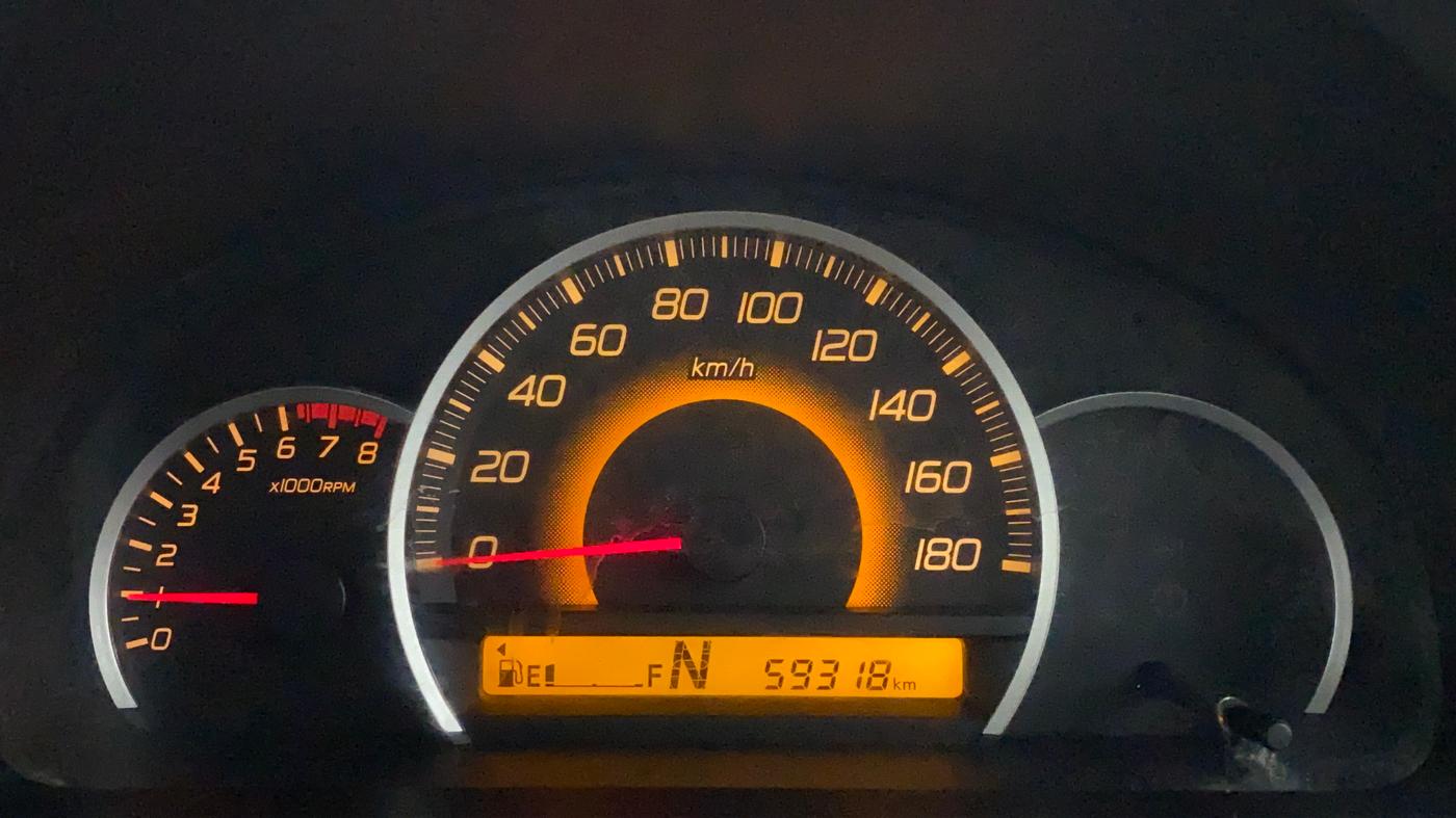 2016 Maruti Wagon R 1.0 VXI AMT, Petrol, Automatic, 59,424 km, Odometer Image