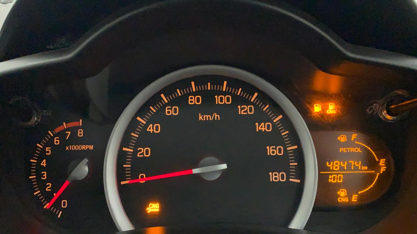 2017 Maruti Celerio VXI CNG, CNG, Manual, 48,726 km, Odometer Image