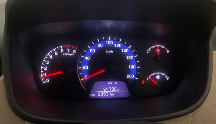2015 Hyundai Xcent S 1.2, Petrol, Manual, 59,922 km, Odometer Image