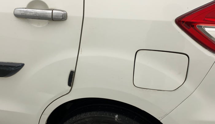 2014 Maruti Ertiga VXI CNG, CNG, Manual, 83,463 km, Left quarter panel - Slightly dented