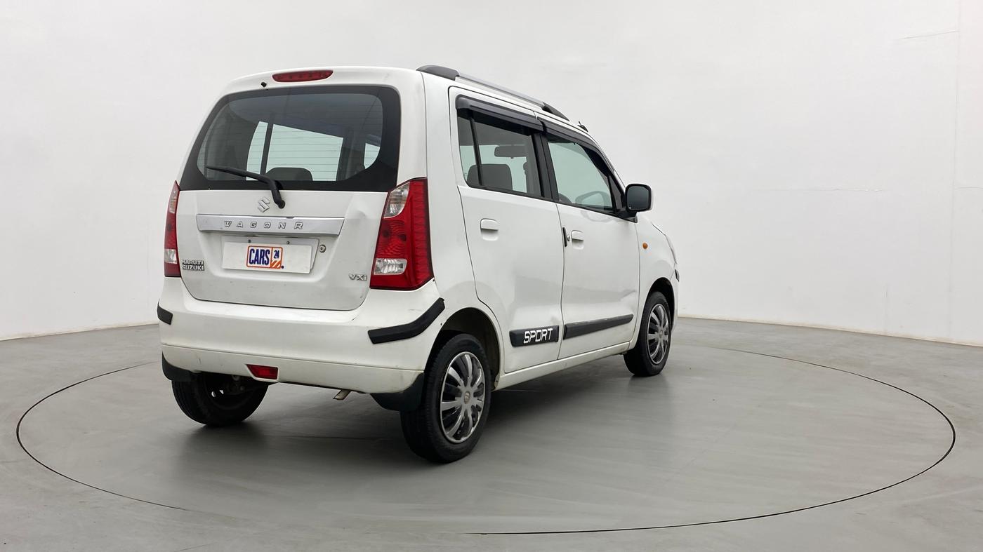 2013 Maruti Wagon R 1.0 VXI, Petrol, Manual, 92,195 km, Right Back Diagonal
