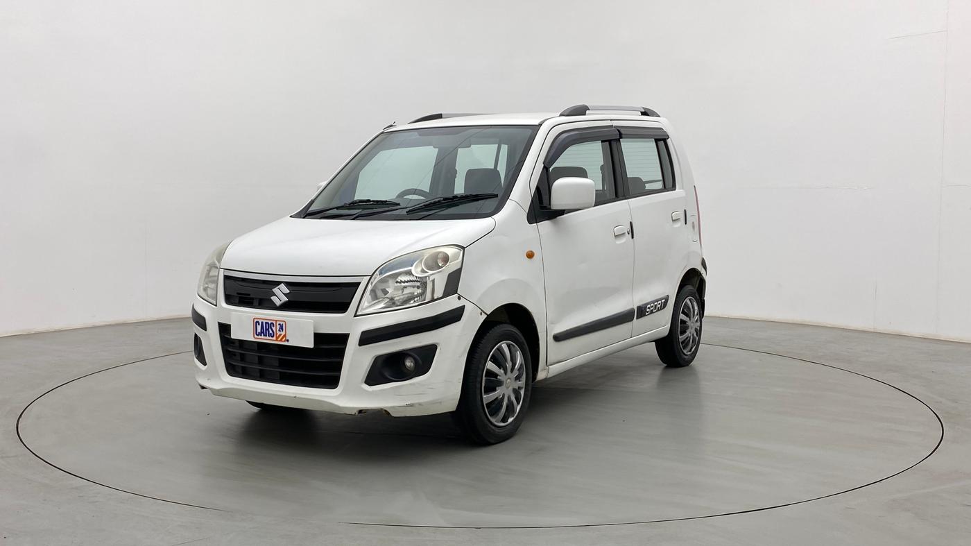 2013 Maruti Wagon R 1.0 VXI, Petrol, Manual, 92,195 km, Left Front Diagonal