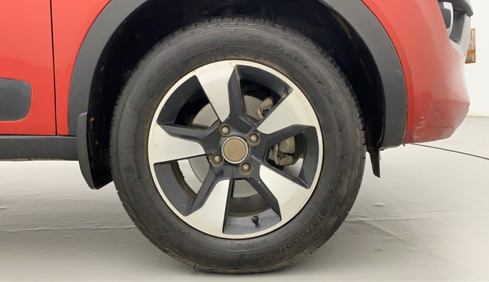 2018 Tata NEXON XZA PLUS PETROL DUAL TONE, Petrol, Automatic, 1,08,812 km, Right Front Wheel