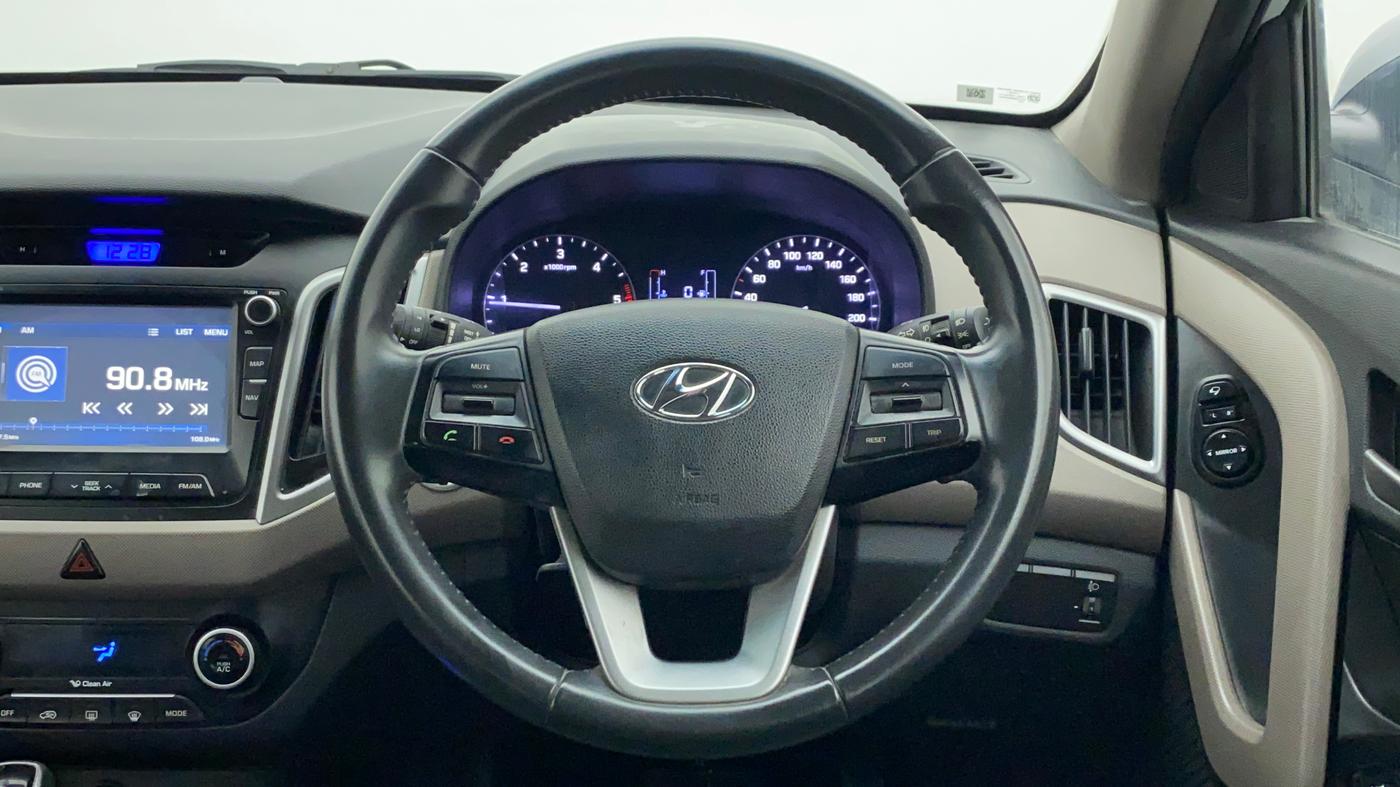 2018 Hyundai Creta 1.6 CRDI SX PLUS AUTO, Diesel, Automatic, 82,119 km, Steering Wheel Close Up