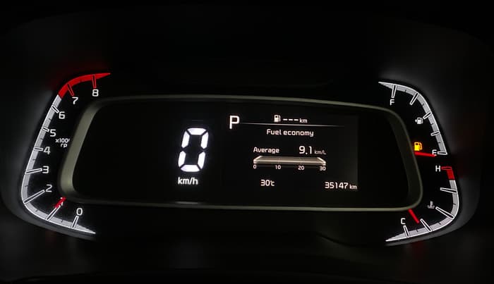 2023 KIA SONET X LINE 1.0 DCT, Petrol, Automatic, 35,139 km, Odometer Image
