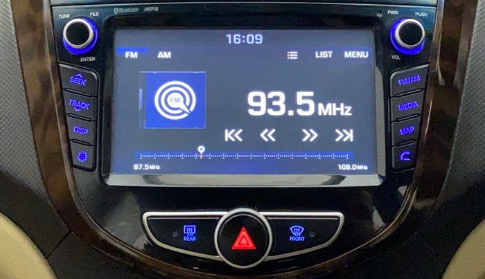 2017 Hyundai Verna 1.6 VTVT SX AT, Petrol, Automatic, 23,581 km, Infotainment System