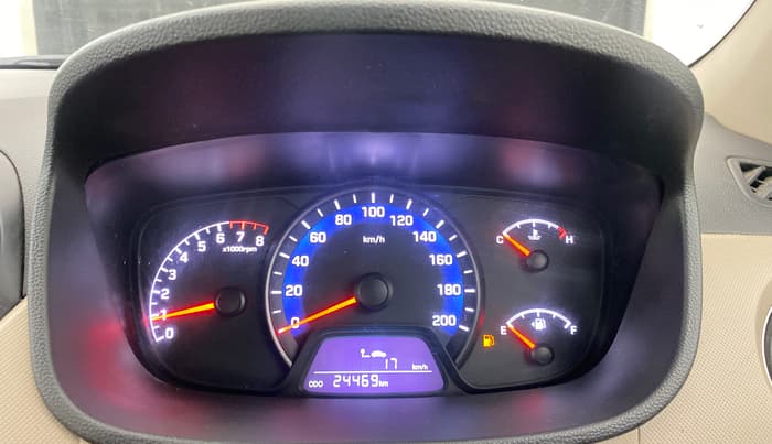 2014 Hyundai Xcent S 1.2, Petrol, Manual, 24,440 km, Odometer Image